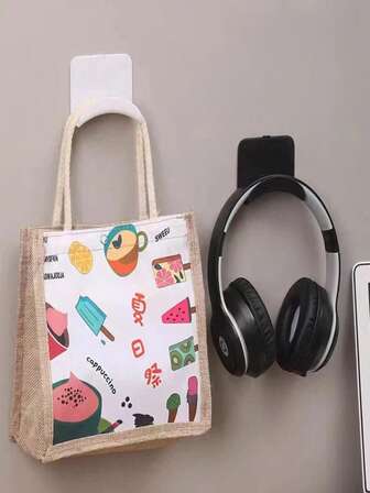 Black And White Hole Free Computer Headphone Hook, Head Mounted Headphone Stand, Bluetooth Headset Storage Hook, Dormitory Adhesive Wall Hanging, Very Suitable For Daily Use, Film And Television Scenery, Video Production Props, Surprise Small Gifts