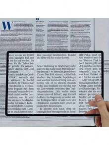 1PC Ultra-High-Power Magnifier - PVC Material Pocket Magnifying Glass Students, Reading, Book Lovers, And Classroom Use, Lightweight Learning Back To School Supplies - Multicolor - View 5