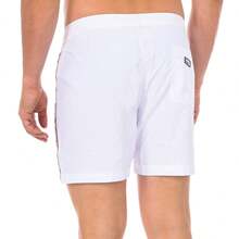 Supreme Grip Saona CM-30060-BP Costume da bagno con stampa a taglio medio da uomo - Bianco - Visualizzare 3