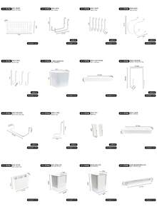 1 tấm bảng đục lỗ màu trắng, bảng đục lỗ Skadis, phụ kiện bảng đục lỗ, thiết kế chống trượt, giá trưng bày tiết kiệm không gian và giá lưu trữ tiện dụng, phụ kiện bảng đục lỗ, hộp/khay/móc bảng đục lỗ, bộ móc bảng đục lỗ, móc treo cốc bảng đục lỗ, giá đựng dụng cụ, trang trí phòng, đồ dùng nhà bếp thiết yếu, văn phòng, studio, nhà để xe, bàn làm việc, nhà bếp, phòng ngủ, dụng cụ sắp xếp đồ dùng văn phòng. - Nhiều màu - Xem 6