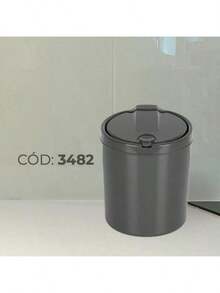 Click Sink Trash Can 3 Liters Kitchen Office - 灰色 - 查看 3