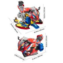 Motorcycle Engine Toy, 25 Pieces, Motorcycle Mechanic Toy With Removable Parts, Lights & Sounds, Simulated Riding & Track Racing, Kids Mechanic Workshop Set For Toddler 3 Years And Up, Red - Red - View 11