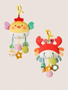 Mainan Bayi, Mainan Kerincingan Boneka untuk Bayi, Dekorasi Gantung untuk Ranjang Bayi/Kereta Dorong, Cocok untuk Bayi Laki-laki dan Perempuan Usia 0-6-12 Bulan - MultiWarna - View 16