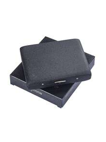 1/2pcs Medium Thick Dual-Purpose Cigarette Box With Black Frosted Metal Cigarette Clip, Creative And Portable Men's Cigarette Box, Resistant To Pressure And Moisture - Multicolor - View 6