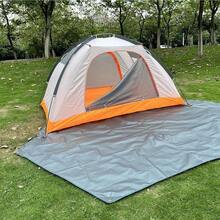 Hammock Camping Tarp Rain Fly, Waterproof Tent Shelter Awning Sunshade Cloth Picnic Mat For Outdoor HiFKing Beach BackpacFKing - Included Guy Lines & Stakes{Inchcolor_nameinch:Inch#04Greyinch,Inchsize_nameinch:Inch7.3x7.3ftinch} - #04灰色 - 查看 8