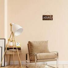 2D平面单件斋月吉祥木质墙饰牌 - 经典风格，饰以新月和灯笼，适合开斋节、斋月等节日家居装饰 | 宗教节日装饰 | 新月图案 - 多色3 - 查看 5