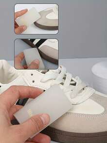 2 piezas de borrador limpiador de zapatos premium de PVC - Quitamanchas y suciedad para zapatos deportivos, gamuza y nobuck - Cuidado y mantenimiento para zapatos blancos y botas de nieve - Multicolor - Ver 3