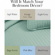 Full/Queen Quilt Bedding Set, Microfiber Quilts Queen Size, Coverlet, Stain & Pet Hair Resistant Bedding, Full Size Bedspread With 2 Pillow Shams, Bone, 2025 - 04 - 藍色 - 查看 5