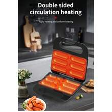 Máquina Para Hacer Banderillas Eléctrica De 6 Cavidades Antiadherente, Fabricante De Corn Dogs, Potente Y Fácil De Limpiar  750W - Tipo de Enchufe A USA (110-127V) - Ver 4