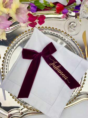 Juldekorationer med sammetsrosett 2025. Dekorationer till champagneglas för bröllop, personliga band till vinglas, bokstäver i vinyl, anpassade band till champagneglas, namnetiketter till band, namnetiketter till drycker, namnetiketter till bröllop, anpassade rosetter till champagneglas för bröllop