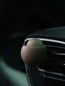 1 Set Handmade Car Diffuser Wooden Beads, Natural Black Walnut Color Car Fragrance Diffuser, Suitable For Car Air Vent, Car Fragrance Essential Oil Diffuser, No Fragrance Included - Multicolor - View 7