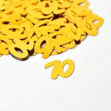 15g/Túi Vàng Đen Số Confetti Trang Trí 18/30/40/50/60 Sinh Nhật Vui Vẻ Kỷ Niệm Bàn Để Bàn Vật Dụng Rải Rác, Giáng Sinh - nhiều màu - Xem 18