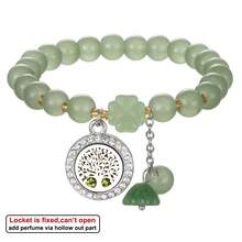 2026 New Aromatherapy Diffuser Products Tool Accessories Vintage Stone Beaded Aromatherapy Essential Oil Diffuser Bracelet Elastic Perfume Oils Aroma Diffuser Beaded Bracelets For Women Couple Gifts - Silver - View 12