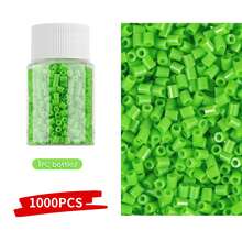 1000 piezas - Juego de cuentas de fusión de 2.6mm, ideal para principiantes y aficionados de las artes y manualidades, suministros de cuentas para joyería creativa, diseñadores creativos, regalo perfecto para Halloween, Navidad, días festivos