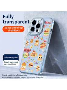 Estuche de teléfono transparente y adorable para PC, que ofrece resistencia a los golpes y protección completa para la cámara del último modelo para for  11 Pro Max. - Multicolor - Ver 2