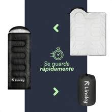 Lincky Sleeping Bags - Black - View 4