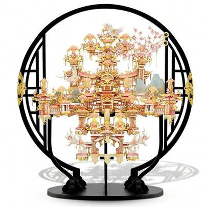 3D Puzzles For Adults  Xanadu Metal Model Building Kit, Challenging Brain Teaser 3D Metal Puzzle DIY Craft Kit...