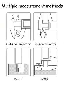 1pc Portable 80mm Plastic Eyebrow Measuring Caliper Tattoo Microblading Ruler Permanent Makeup Measuring Tool