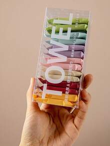 14pcs Compressed Towels, Disposable Travel Compressed Face Towels And Portable Thick Cleaning Tissues - Multicolor - View 13