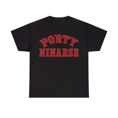 Porty Ninarse Filipino Unisex Heavy Cotton Tee220g M-en's Cotton T-Shirt - Professional Quality, AfF-ORDable PriceSuitable for all people, whether woM-en or M-enhigh-quality durable fabric suitable for all seans,ft to the touch but built to lastBreathabletops woM.en fall outfiT.S for woM.en vaC.Ation outfiT.S woM.en halloween costume
