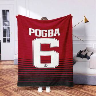 1pc Ronaldo Flannel Blanket, Soft & Warm Polyester Herringbone Pattern Design, Ideal For Sofa, Bed Or Office - Perfect Gift For Valentine's Day Or Mother's Day