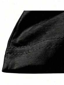 Men's T-Shirt "Anime Sanemi The Wind Hashira" Minimalist Streetwear 100% Cotton Front And Back - 黑色 - 查看 3