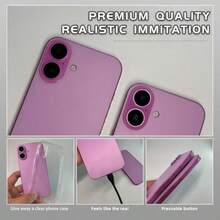 TFKI Dummy Fake Phone Model Looks Like The RealPhone Compatible WithPhone 16 Pro Max For Cellphone Store Display Or Send A ToyPhone For 16 Pink The Screen Is Printed With Patterns - 粉色 - 查看 3
