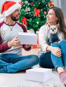 3 مجموعة صندوق هدايا فاخر، إغلاق مغناطيسي، زخرفة شريط. مثالي لهدايا العرسان والزفاف والعيد الميلاد وعيد الهالوين (أبيض) - أبيض - مشاهدة 7