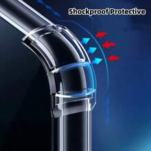 حافظة هاتف شفافة مقاومة للصدمات والخدوش، مناسبة لهواتف Galaxy S25/Galaxy S25 Plus/Galaxy S24/S24+/S23/S22/S21/A16/A15/A55، حافظة هاتف واقية، غطاء هاتف، حافظة هاتف مقاومة للسقوط، حافظة هاتف بسيطة، حافظة هاتف أحادية اللون، حافظة هاتف شفافة مقاومة للصدمات في الأركان الأربعة، حافظة هاتف من مادة TPU (مقاومة للصدمات بمستوى عسكري)، حافظة هاتف خفيفة الوزن