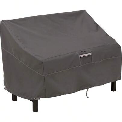 Classic Accessories Ravenna WaterResistant 50 Inch Patio Loveseat Cover Patio Furniture Covers