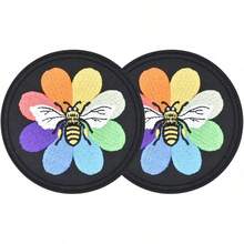 2pcs Iron On Patches Clothing – Kind Theme Embroidered Iron On Patches Clothes, Backpacks, Jeans, Shirt,, Dress, Hat, Bag, Custom Decoration - Oh Honey - View 14