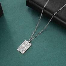 TEAMER Stainless Steel Tarot Cards Necklace Vintage Tarot Jewelry Good Luck Amulet Pendants For Women{Inchcolor_nameinch:InchSilver-JUDGEMENTinch} - 銀色-JUDGEMENT - 查看 6