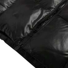 Puma Chaqueta acolchada con capucha para hombre, ropa deportiva cómoda y suave, casual y cálida de algodón acolchado, 635496-01 - Negro - Ver 4