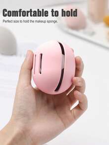 Makeup Sponge Cover, Double-Sided Ventilated Silicone Beauty Makeup Mixer, Fragrance-Free Travel Case For All Sponges, Easy To Carry - Multicolor - View 2