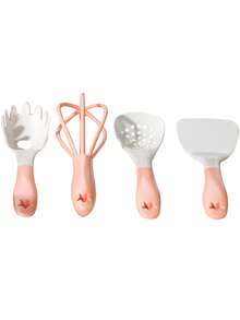 儿童厨房游戏屋蔬菜可爱欢乐屋女孩模拟烹饪用具压力锅小房子厨房炊具孩子 - 彩色 - 查看 8