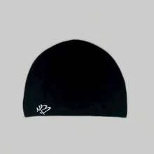 Minimalist Embroidered Skull Cap Beanie Hat Unisex Lightweight Soft Stretch Thin Fit Streetwear Hip Hop Style Breathable All Season Daily Wear Fashion Headwear Liner Cap Under Helmet Beanie For Men Women Casual Essential Versatile Chic Accessory Men Women Clothing Winter - M - View 4