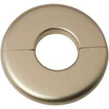 ABS Wall Split Flange Self - Adhesive Tape Round Escutcheon Plate Cover Pipe Faucet Decoration Accessories Faucet Pipe Flange Pipe Cover 75 Yellow - 75號黃色 - 查看 1