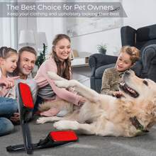 Cepillo multifuncional para eliminar pelo de mascotas y ropa – Rodillo electrostático de alta eficiencia para la eliminación de pelo, apto para pelo de perro y tejidos.