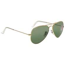 Ray-Ban Aviator Classic Polarized Green Classic G-15 Unisex Sunglasses RB3025 001/58 58 |  | Men Sunglasses - Verde - Ver 2