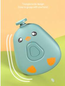 جهاز كهربائي لتقليم الأظافر، مجموعة مصقل كهربائي مع 6 رؤوس طحن، مجموعة مانيكير كهربائية يدوية بشكل دائري مريح، تعمل ببطاريات AAA، مناسب لجميع أفراد الأسرة