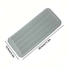 1 pieza Funda de silicona para rizador, almohadilla resistente al calor para plancha/rizador/alisador de cabello, funda protectora portátil