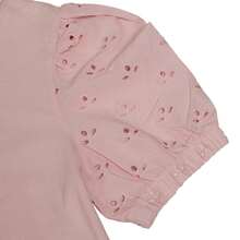 Gap Mädchen-T-Shirt mit bestickten Puffärmeln 601395 - Pink - Übersicht 3