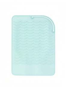 Silicone Styling Mat Heat-Resistant Pad Reusable Hair Straightener Heating Pad Curling Iron Heat Insulation Pad Durable Storage Styling Tool Mat For Kitchen Bedroom Household Office School Restaurant Hotel Commercial For Hair Straighteners Flat Irons Curling Irons Universal Styling Tool Cushion Cover Rotating Wand Holder Straightener Pads Curling Iron Covers Back To School Supplies