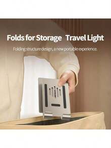 MOMAX KH5 Aluminum Alloy Swivel Stand With 360-Degree Ball Head Adjustment, Strong Grip, Stable And Non-Slip Design, Portable And Foldable, Compatible With Mobile Phones And Tablets For Live Drawing - Silver - View 5