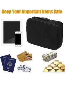 Multi-Tiered Document Organizer - Large Capacity Passport Holder And Storage Bag - Multicolor - View 6