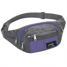 Fanny pack/bolso pecho unisex, multifunción, gran capacidad, resistente al agua y al desgaste, también se puede usar como bolso cruzado. - Verde - Ver 3