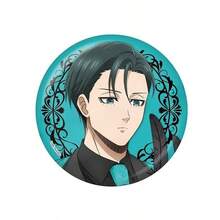 1pc Blue Prison Peripheral Baji Brooch Anime Cartoon Jie Shiyi Nagi Makoto Shilang Chikiri Leopard Baji Fan Badge Valentine's Day Gift Decoration Couple Jewelry Gift Suitable For Daily Wear Or As A Gift Suitable For Sister And Mother, Anniversary, Christmas, Thanksgiving, Valentine's Day, Birthday, Mother's Day Gift For Her - Multicolor - View 4