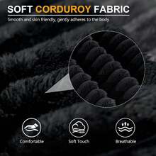 71" Corduroy Loveseat Sofa, 3-Seater Cloud Couch, Boneless Couch In A Box, Comfy Deep Seat Sofa With Memory Foam, Pillows And Wide Armrests, Modern Small Couches For Small Spaces, No Assembly (Green) - 黑色 - 查看 5