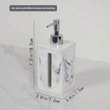 1pc Lotion Refillable Bottle, Shampoo Body Wash Lotion Refill Bottle, Empty Bottle, High-End Bathroom Set, European Style Pump Bottle - Multicolor - View 14