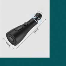 360 Grad drehbarer Wasserhahn Perlator, universeller Spülbecken Anti-Spritz Filter, multifunktionaler Küchen- & Badezimmer Wasserhahn Verlängerer, aus Kunststoff und Messing, 3 Strahlmodi spritzwassergeschützt, Badezimmer Dekoration Herbstdekoration Rückkehr zur Schule